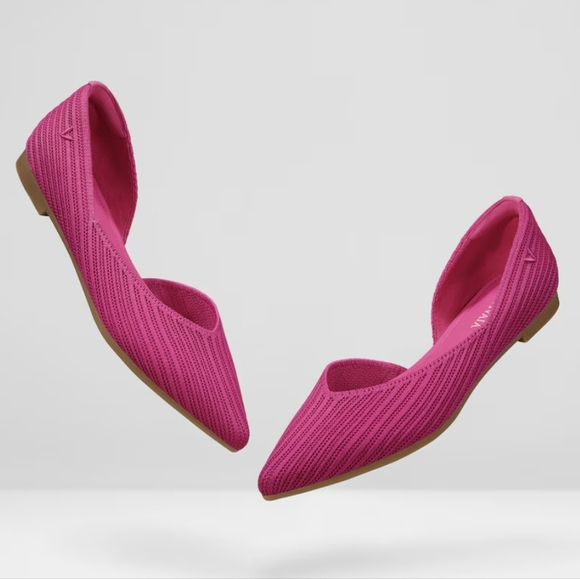 Vivaia Shoes - Vivaia Melia Pointed-Toe Flats Pink Women's 9